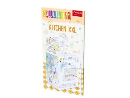 3D omaľovánka – Kuchynka
