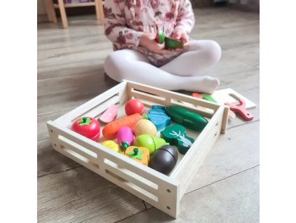 Drevená doska na krájanie zeleniny 21942