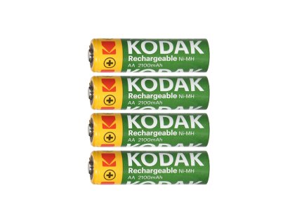 Dobíjacie batérie Kodak Ni-MH AA 2100mAh, 4 ks.