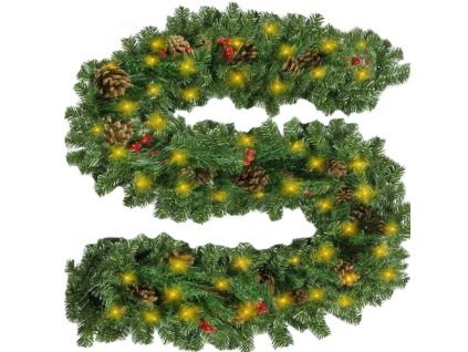 Girlanda na vianočný stromček 2,7 m s LED svetlami Ruhhy 22322