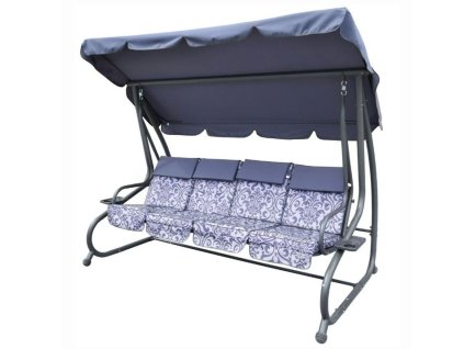 Záhradná hojdačka sivá