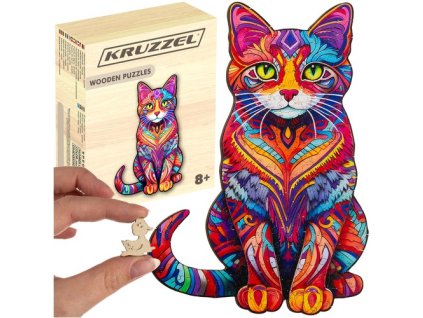 Drevené puzzle - Kruzzel 22878 puzzle