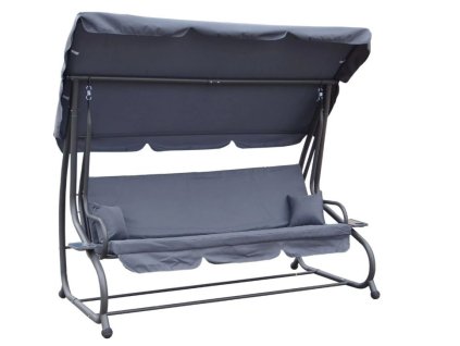 Záhradná hojdačka Textylina 2x1 - sivá