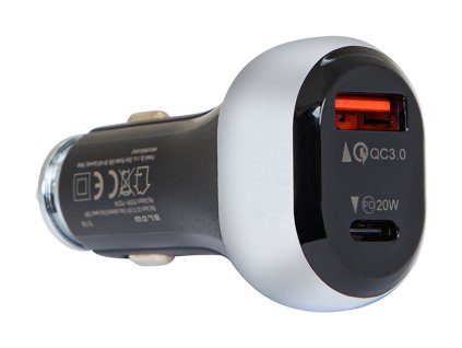 75-777# Nabíjačka do auta `g38a 2x USB-A + USB-C 38W