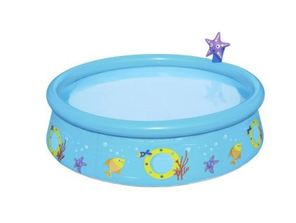 Detský nafukovací bazén Bestway so sprchou v tvare hviezdice 152 x 38 cm modrý