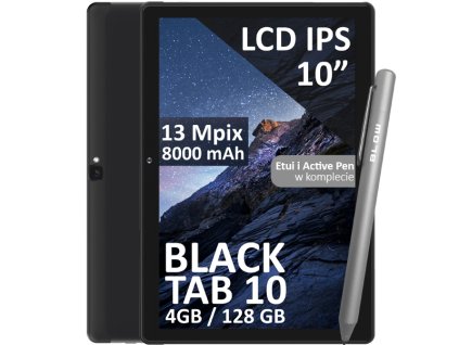 79-072# Tablet blow blacktab10 4/128gb 4g lte puzdro stylus