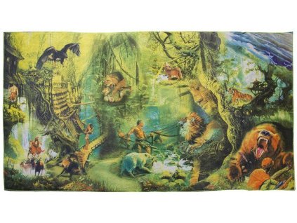 Koberec Jungle Floor Mat 108 cm x 58 cm