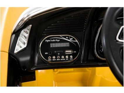 Audi R8 Spyder batériové auto nalakované na žlto