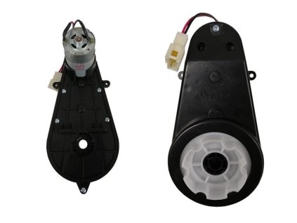 Prevodový motor pre 12V batériové vozidlo s otáčkami 12 000 ot./min.