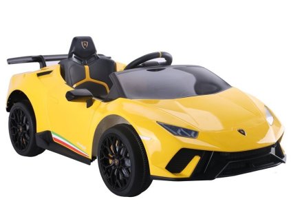 Lamborghini Huracan žlté auto na batérie