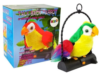 Papagáj Chatterbox Bird repeats words Green