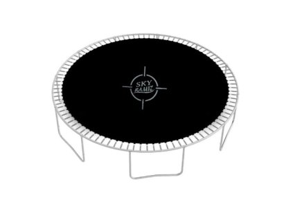 Záhradná trampolínová podložka 366 cm/12 stôp 72 háčikov