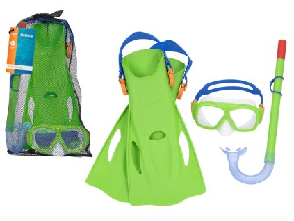 Potápačská súprava Maska, šnorchel, plutvy zelená Bestway 25019