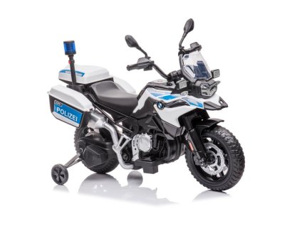 Policajný motocykel na batérie JT5002B biely