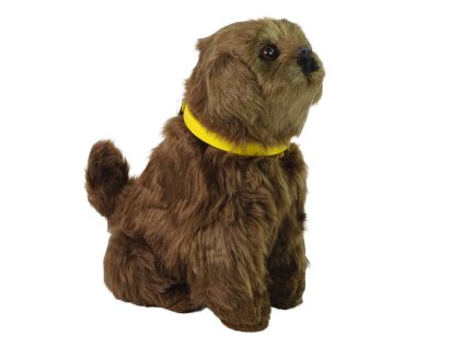 Interaktívny plyšový pes šteká a hýbe chvostom