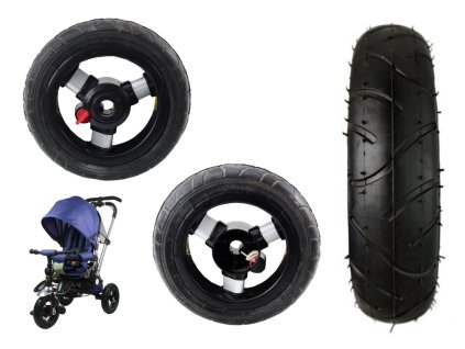 Plastové koleso s gumovou pneumatikou (nafukovacie) PRO 700 predné