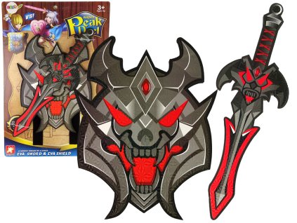 Sada z EVA peny Black Warrior Sword Shield