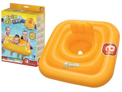 Plavecká sedačka pre najmenšie deti Square Swim Safe Step A 76 cm Bestway 32050