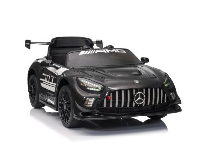 Mercedes AMG GT3 čierne auto na batériový pohon