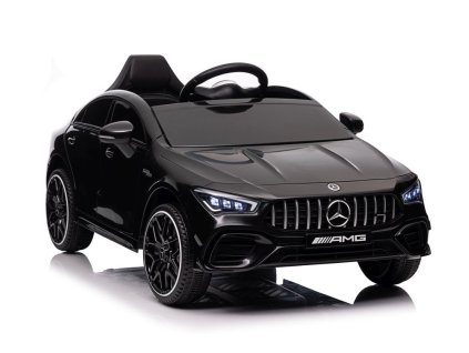 Mercedes CLA 45s AMG čierne lakované auto s pohonom 4x4 na batérie