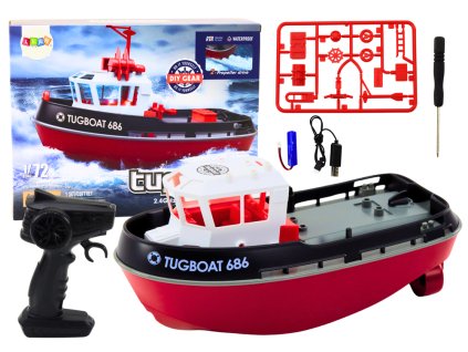 Diaľkovo ovládaný čln RC 1:72 Motorový čln 35 km/h