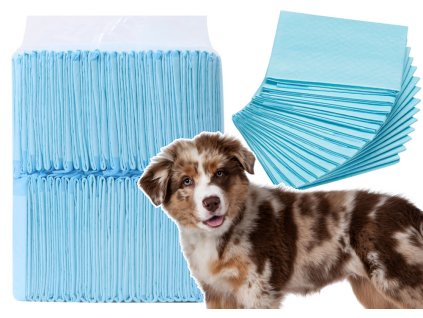 Absorpčné hygienické vložky pre zvieratá 50 ks 45 cm x 60 cm