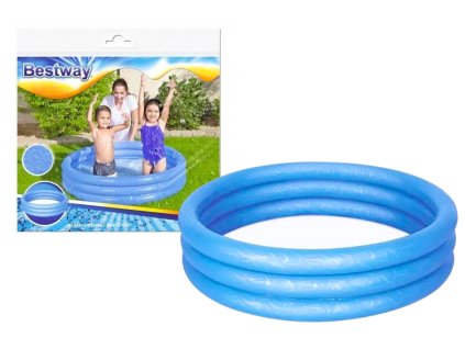 Nafukovací bazén modrý 122 cm x 25 cm Bestway 51025