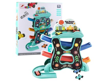 Vzdelávacia sada Autodráha Šmykľavka Trojité úrovne
