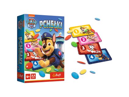 Cestovná hra Paw Patrol Blchy Trefl 02690