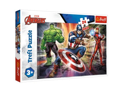 Puzzle - 24 Maxi - Vo svete Avengers - Trefl 14321