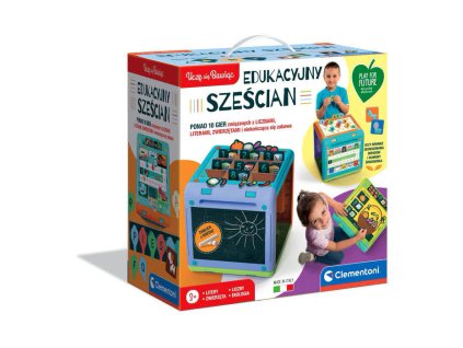 Vzdelávacia kocka Učím sa hraním poľštiny Clementoni 50695