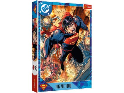 Puzzle - 1000 - Superman v akcii - Trefl 10936