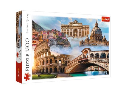 Puzzle - 1500 - Obľúbené miesta: Taliansko - Trefl 26203