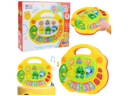 Interaktívne hudobné klavír pre deti, zvuky zvierat, melódie