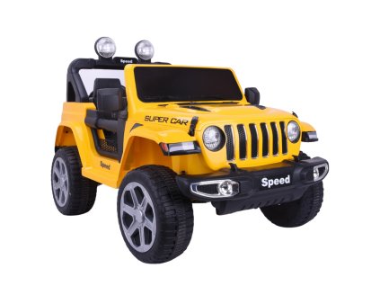 FT-938 Žlto nalakované vozidlo s pohonom 4x4 na batériový pohon