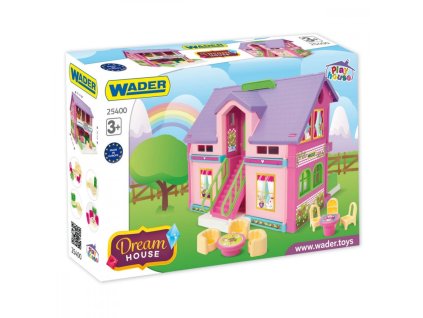 Domček pre bábiky 37 cm, krabica na hranie