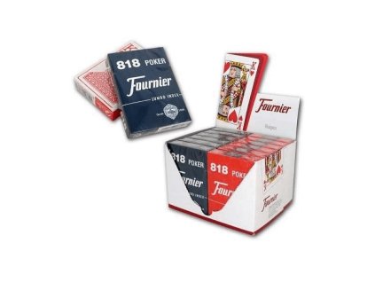 Karty 818 - červená/modrá (2 jumbo indexové karty)