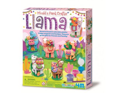 Kreatívna sada sadrových odliatkov - lama