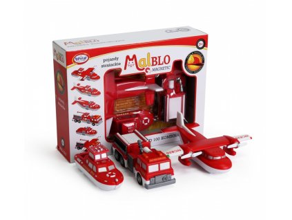 Magnetické hasičské vozidlá Malblo