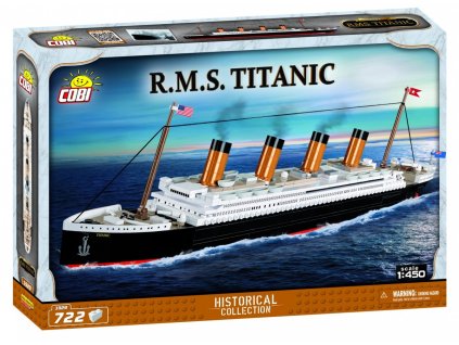 Stavebné bloky 722 dielikov RMS Titanic 1:450