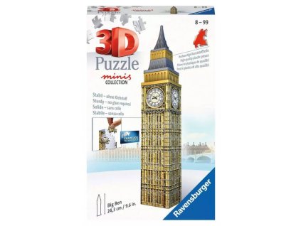 Puzzle 54 dielikov 3D mini budovy Big Ben