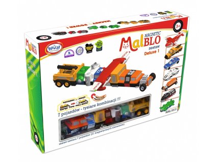 Sada magnetických vozidiel Malblo Deluxe 1