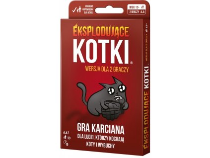 Kartová hra Exploding Kittens, verzia pre 2 hráčov