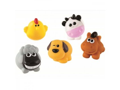 Hračky do kúpeľa s hospodárskymi zvieratami