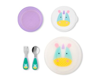 Večerná súprava s jednorožcom v zoo