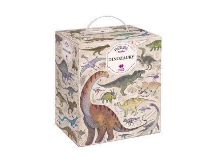 200-dielne puzzle puzzlelove dinosaurs