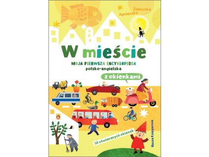 Kniha v meste: Moja prvá poľsko-anglická encyklopédia so žabkami
