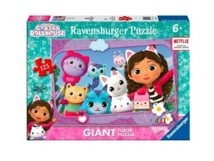 125-dielne puzzle, Obrovský domček pre mačky, Gabi