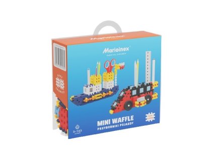 Mini vaflové stavebnice - boxy na náradie do vozidiel 140 kusov