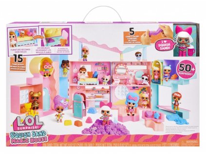 Domček pre bábiky - kinetický piesok l.o.l.